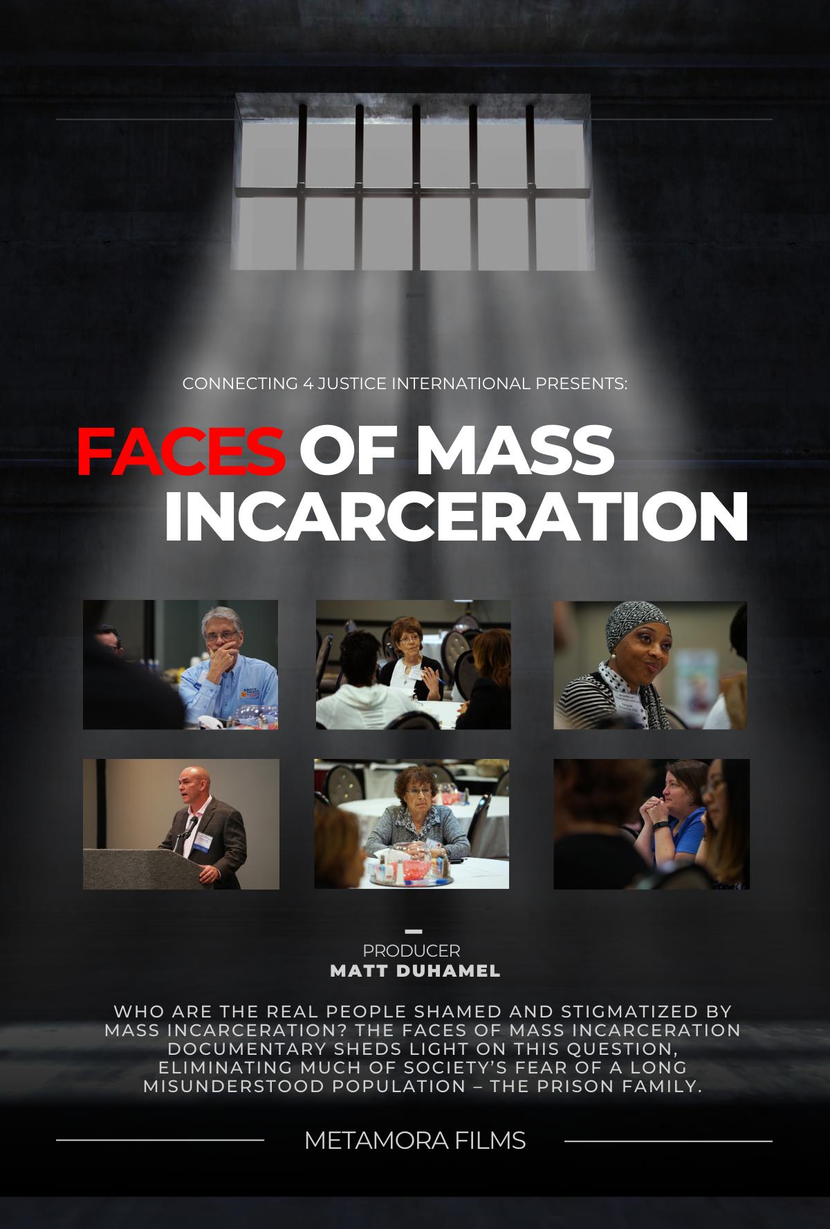 Faces of Mass Incarceration documentary film poster