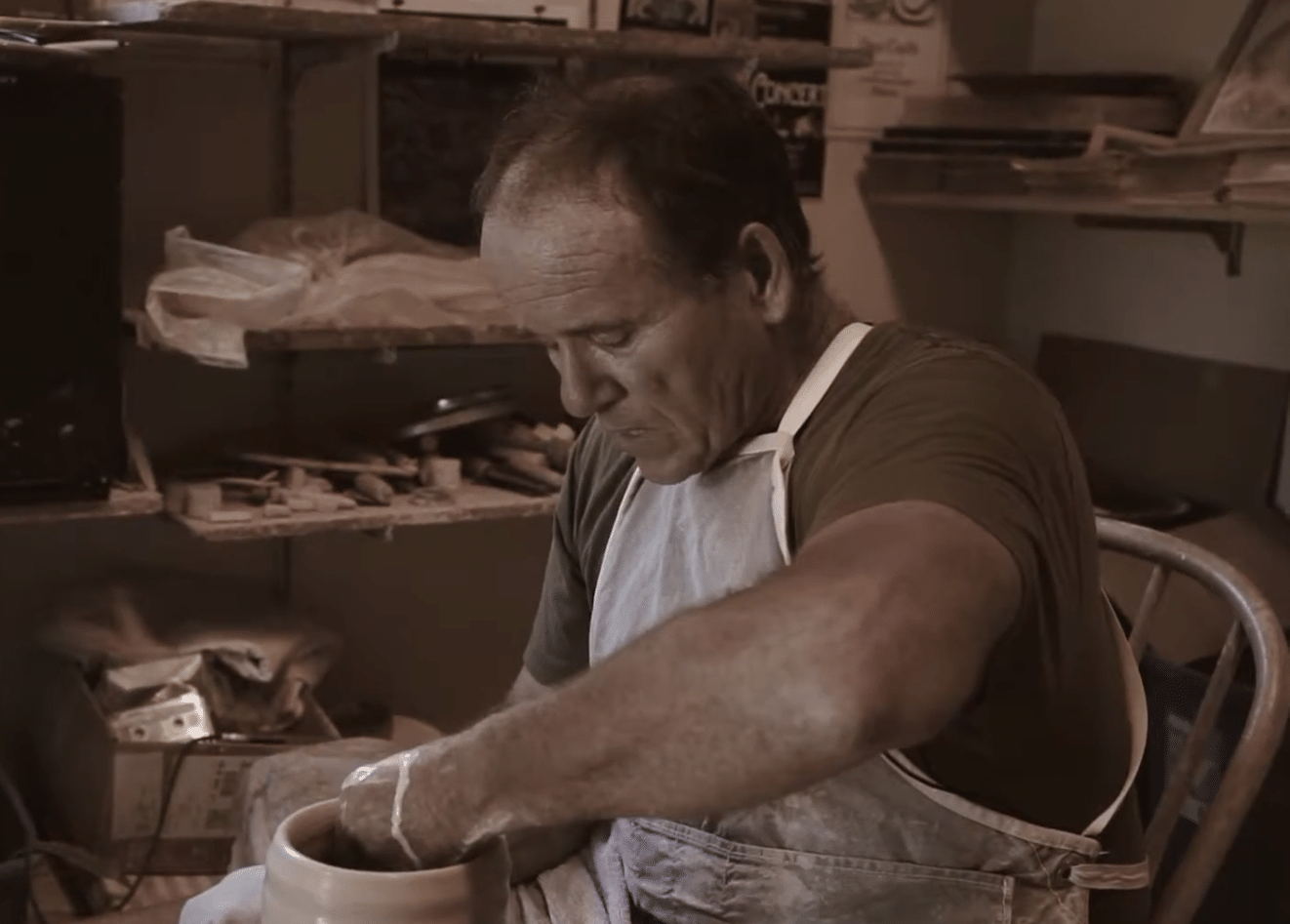 Life Under the Horseshoe documentary production still
