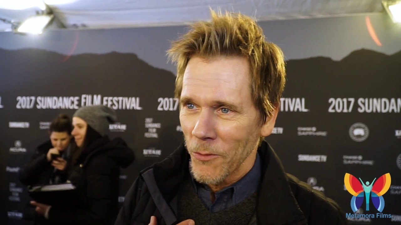 Matt Duhamel conducting an interview during Sundance Film Festival coverage